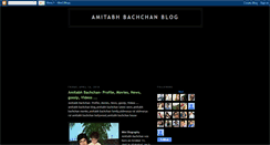 Desktop Screenshot of amitabh-bachchan--blog.blogspot.com