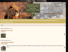 Tablet Screenshot of krugernationalparksafaris.blogspot.com
