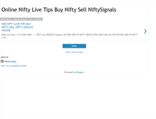 Tablet Screenshot of niftylivetips.blogspot.com