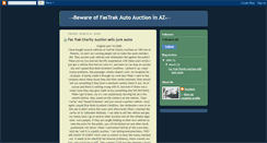 Desktop Screenshot of fastrakautoauction.blogspot.com
