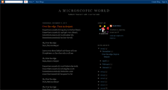 Desktop Screenshot of amicroscopicworld.blogspot.com