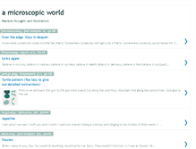 Tablet Screenshot of amicroscopicworld.blogspot.com