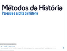 Tablet Screenshot of metodosdahistoria.blogspot.com