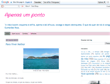 Tablet Screenshot of apenasumponto.blogspot.com