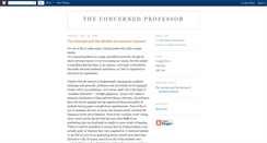 Desktop Screenshot of concernedprofessor.blogspot.com