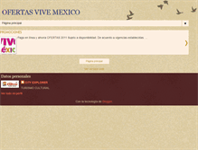Tablet Screenshot of ofertasvivmexico.blogspot.com