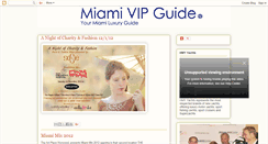 Desktop Screenshot of miamivipguide.blogspot.com