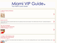 Tablet Screenshot of miamivipguide.blogspot.com