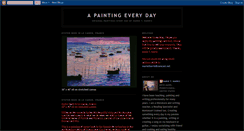 Desktop Screenshot of apaintingeveryday.blogspot.com