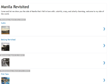 Tablet Screenshot of manilarevisited.blogspot.com