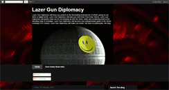 Desktop Screenshot of lazergundiplomacy.blogspot.com