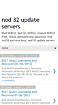Mobile Screenshot of nod32updateservers.blogspot.com