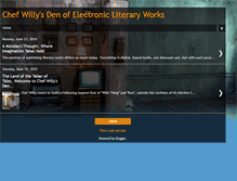 Tablet Screenshot of chefwillysreadingden.blogspot.com