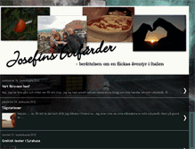 Tablet Screenshot of josefinitalien.blogspot.com