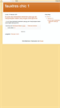 Mobile Screenshot of fauxtreschic.blogspot.com