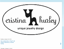 Tablet Screenshot of cristinahurleyjewelry.blogspot.com