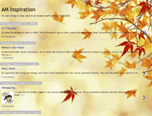 Tablet Screenshot of aminspiration.blogspot.com