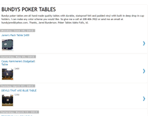 Tablet Screenshot of bundyspokertables.blogspot.com