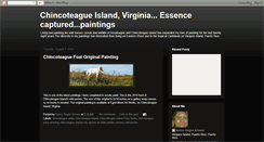 Desktop Screenshot of chincoteague-art.blogspot.com