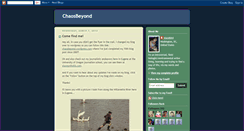 Desktop Screenshot of chaosbeyond.blogspot.com