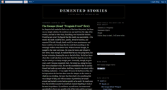 Desktop Screenshot of dementedstories.blogspot.com