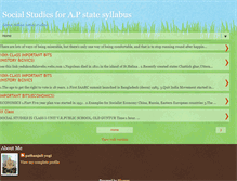 Tablet Screenshot of indiasocialstudies.blogspot.com