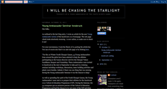 Desktop Screenshot of iwillbechasingthestarlight.blogspot.com