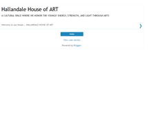 Tablet Screenshot of hallandale-house-of-art.blogspot.com