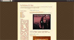 Desktop Screenshot of lafortunadeana.blogspot.com