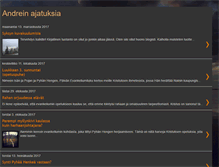 Tablet Screenshot of andreinajatuksia.blogspot.com