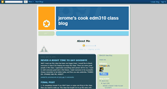Desktop Screenshot of cookjeromeedm310.blogspot.com