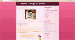 Desktop Screenshot of anocas-aamigadosanimais.blogspot.com