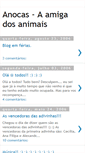 Mobile Screenshot of anocas-aamigadosanimais.blogspot.com