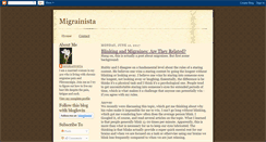 Desktop Screenshot of migraine-ista.blogspot.com
