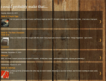 Tablet Screenshot of icouldprobablymakethat.blogspot.com