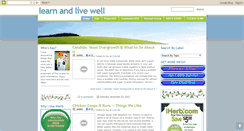Desktop Screenshot of learnandlivewell.blogspot.com