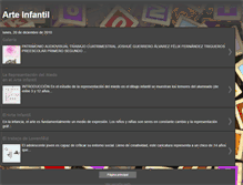 Tablet Screenshot of elarteinfantil.blogspot.com