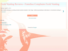 Tablet Screenshot of fresh-vending-reviews.blogspot.com