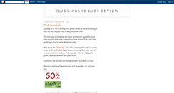 Desktop Screenshot of clarkcolorlabs0511.blogspot.com