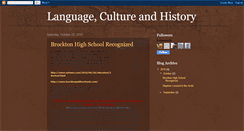 Desktop Screenshot of languagecultureandhistory.blogspot.com