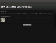 Tablet Screenshot of chessblackandwhiteindiaeditorscolumn.blogspot.com