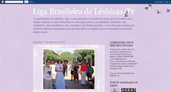 Desktop Screenshot of ligabrasileiradelesbicaspr.blogspot.com