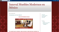 Desktop Screenshot of innoval-muebles-mexico.blogspot.com