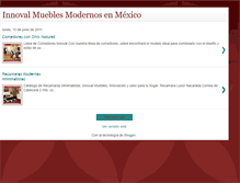 Tablet Screenshot of innoval-muebles-mexico.blogspot.com