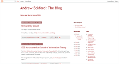 Desktop Screenshot of andreweckford.blogspot.com