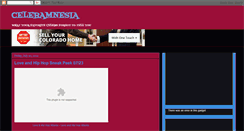 Desktop Screenshot of celebamnesia.blogspot.com