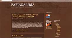 Desktop Screenshot of clasesdeteatroenbelgrano.blogspot.com