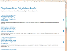 Tablet Screenshot of bugelmaschine.blogspot.com