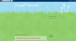 Desktop Screenshot of drupaltutorial-blog.blogspot.com