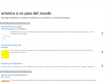 Tablet Screenshot of infoavionica.blogspot.com